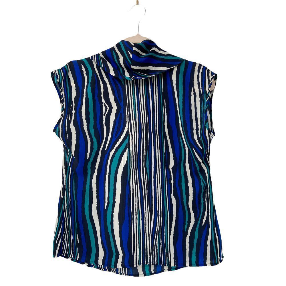 Joneswear Colorblock Cowl Neck Sleeveless‎ Top Size 4 - Picture 2 of 6